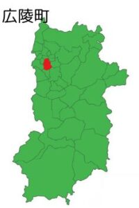 奈良県北葛城郡広陵町の地図