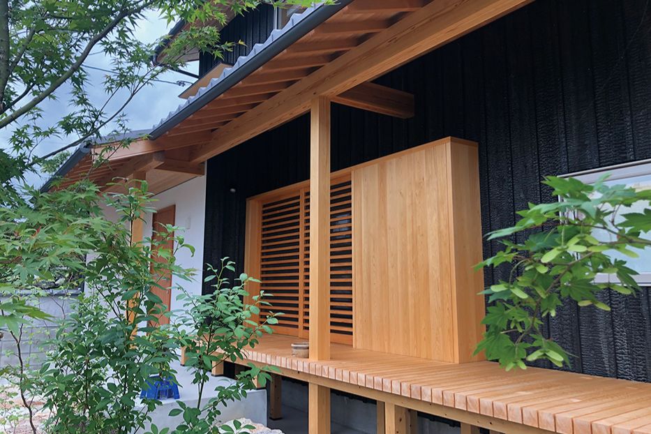 株式会社平野木材の新築_屋外空間