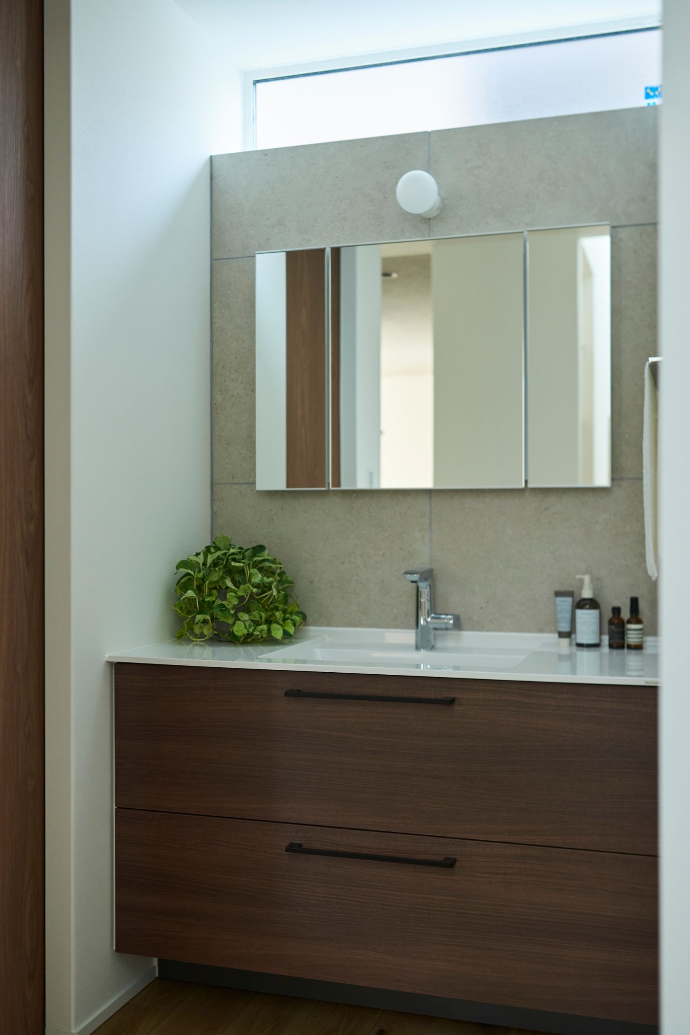 北条工務店_平屋_洗面所