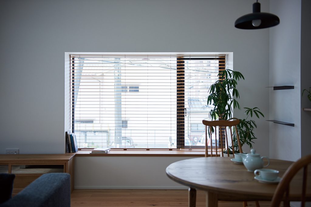 奈良市北条工務店_新築注文住宅_2階リビングの窓辺